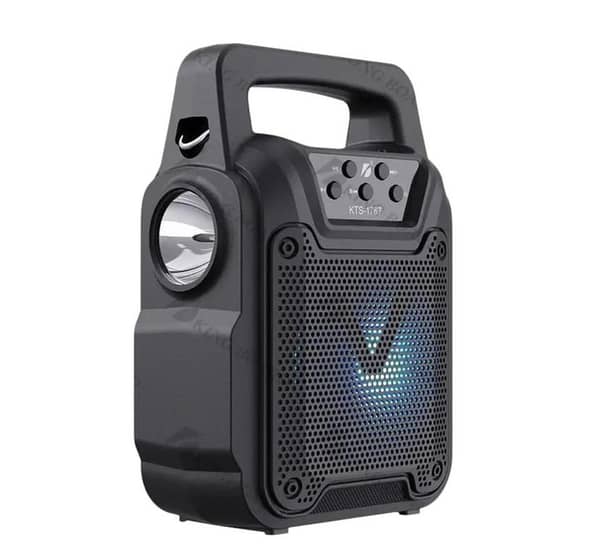 Wireless Portable Speaker With Double Solar Plate , FM Radio & Torch Light 3 Inch GTS-1767