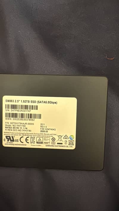 Samsung 1.92 SSD