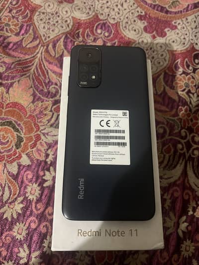 Redmi Note 11 with Box 4/128 for sale