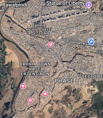 5 marla plot for sale, bahria town phase 8, L block