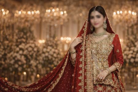 Bridal Lehenga — Coradabka Chiffon • Worn Only 3 Hrs — BUY NOW