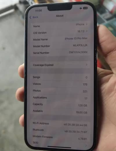 IPHONE 13 PRO MAX JV 128