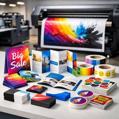 Printing Services Panaflex, Flyers, Brochures & Stickers Design