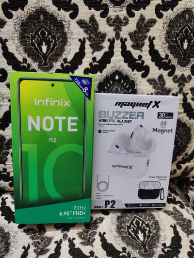 Infinix note 10 pro 8/128 GB * airbuds free*