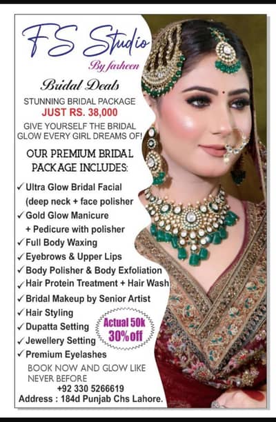 Home service available bridal makeup, model makeup,, engagement makeup