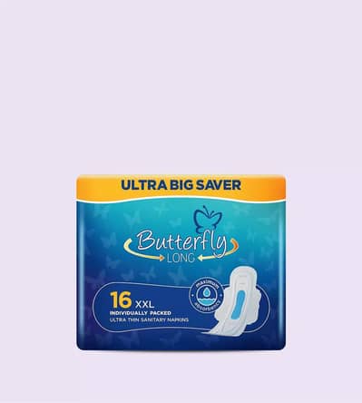 Butterfly sanitary napkins