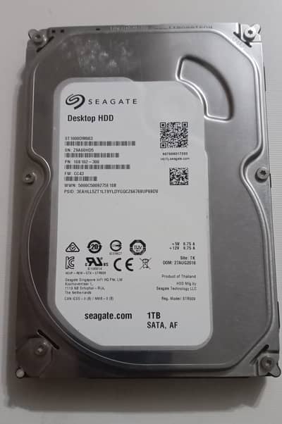 1TB HDD Use main nahi hai chalti hui hai