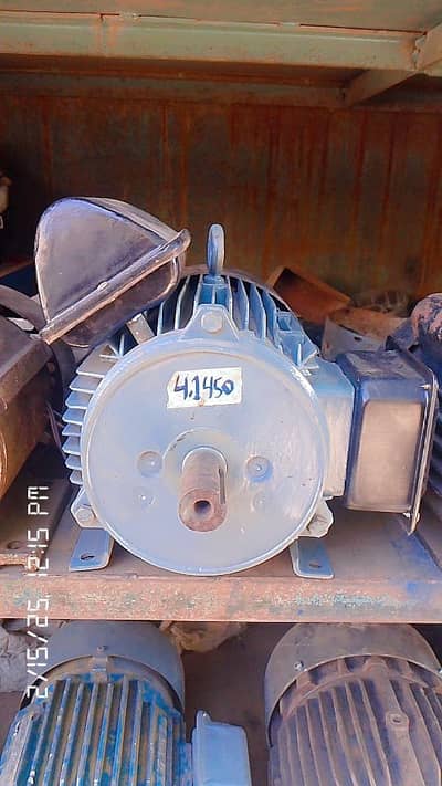 induction motor 4hp 1450rpm from broke england original winding freesh