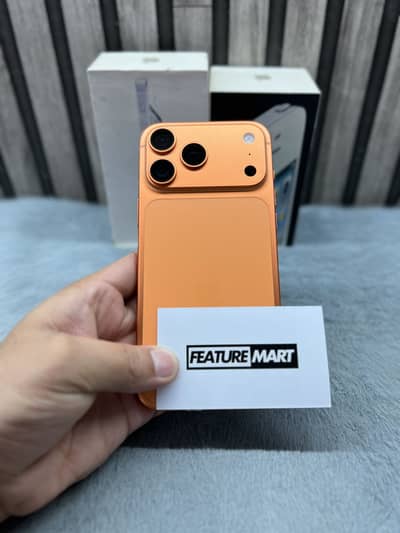 17 Pro Max | 256GB | 0 Cycle | Factory Unlock | Cosmic Orange | Apple