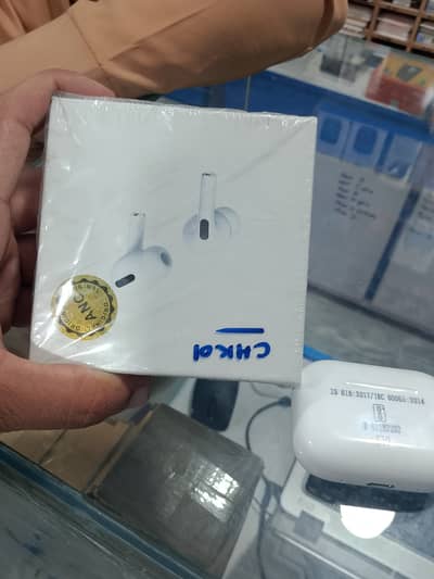 Wireless Earbuds (AirPods Style) with Charging Case – New Packed