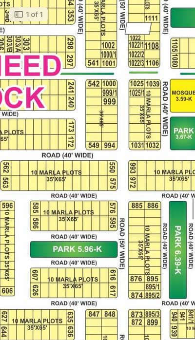 10 MARLA ON GROUND POSSESSION PLOT TAUHEED BLOCK FOR SALE