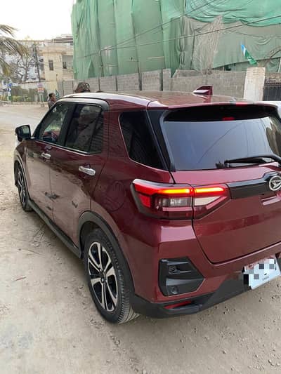 Daihatsu rocky model 2019 register 2022 maroon colour brand New car