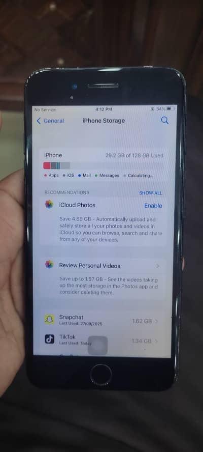 I phone 7 plus 128 gb nonpta