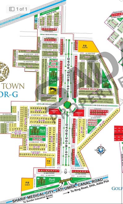INVESTOR RATE 10 MARLA ON GROUND POSSESSION PLOT ABUBAKAR BLOCK SECTOR G BAHRIA TOWN