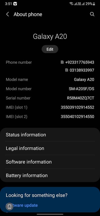 Samsung A20 3 32gb