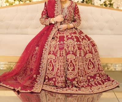 Bin hashim collection Bridal Barat lehenga dress