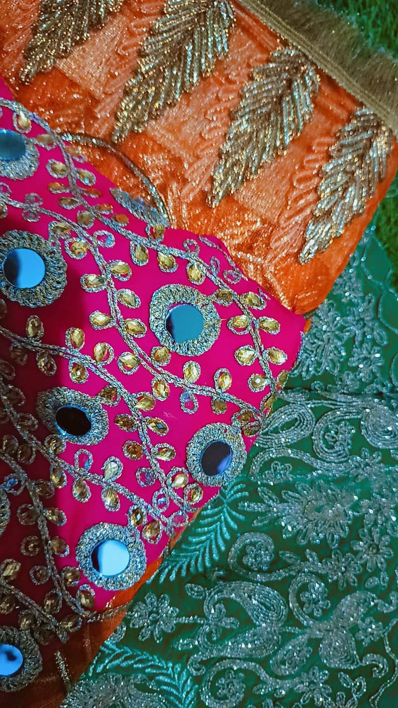 gharara and miror shirt 5