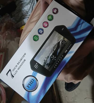 7 inch (16:9) rear view lcd touch screen/monitor MP5.