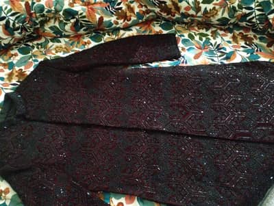 Sherwani for sale with Kulla,Khussa and Mala