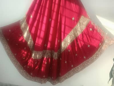 Farshi lehnga maroon