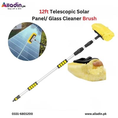 Telescopic Solar Cleaning Brush