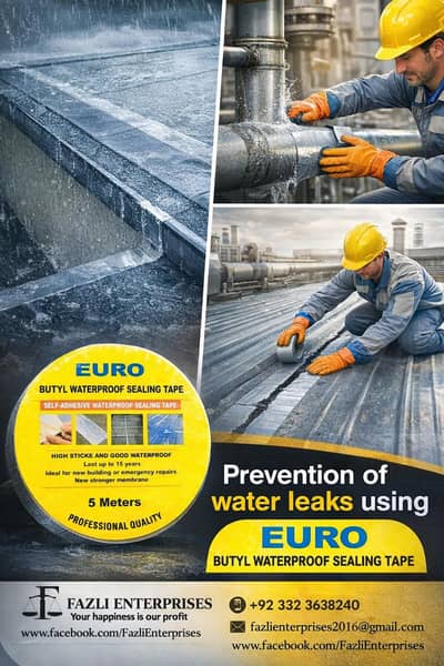 EURO BUTYL WATERPROOFING SEALING TAPE