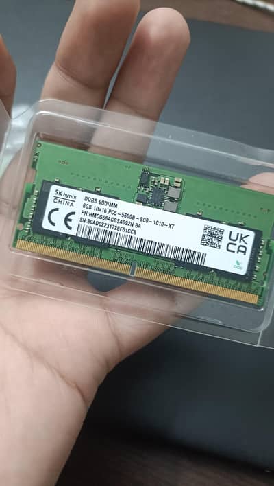 SK Hynix 8GB × 2 (16GB) DDR5 5600MHz Laptop RAM | Like New
