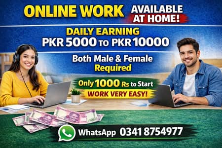 Work From Home Online Job Male & Female