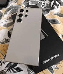 Samsung Galaxy s24 ultra mobile phone complete box