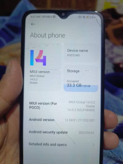 Poco M3 Black colour 6/128
