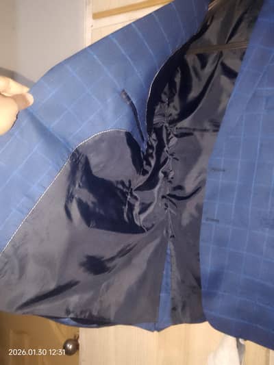 blue smart fit coat for sale