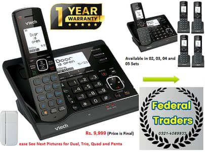 VTech VC7251-202A Executive Class Twin Cordless Phone plus Intercom