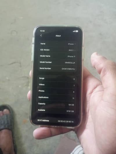 I PHONE 11 64 GB  NON PTA JUST SIM SHOW KRTA