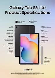 Samsung Galaxy s6 lite table