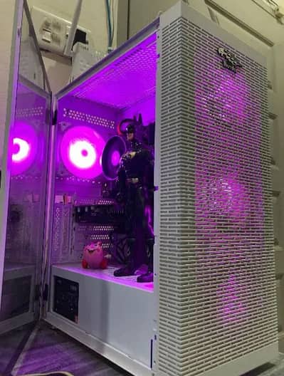 Full gaming setup for sale or exchange with lap urgently