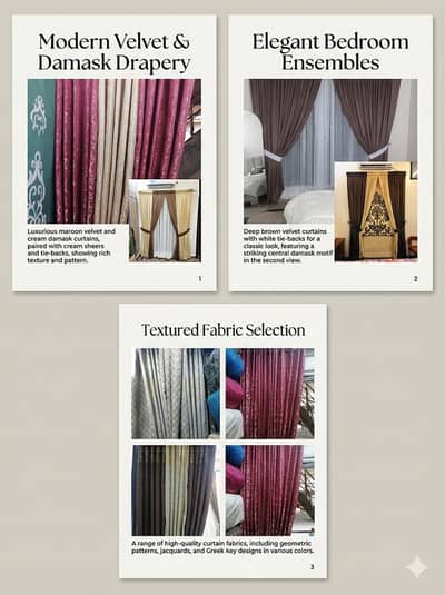 Curtains / imported curtains / velvet curtains / window curtains