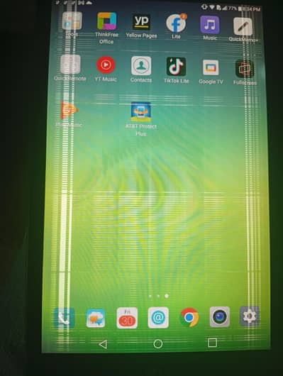 Tablet LG Working Good Just Lines on Screen