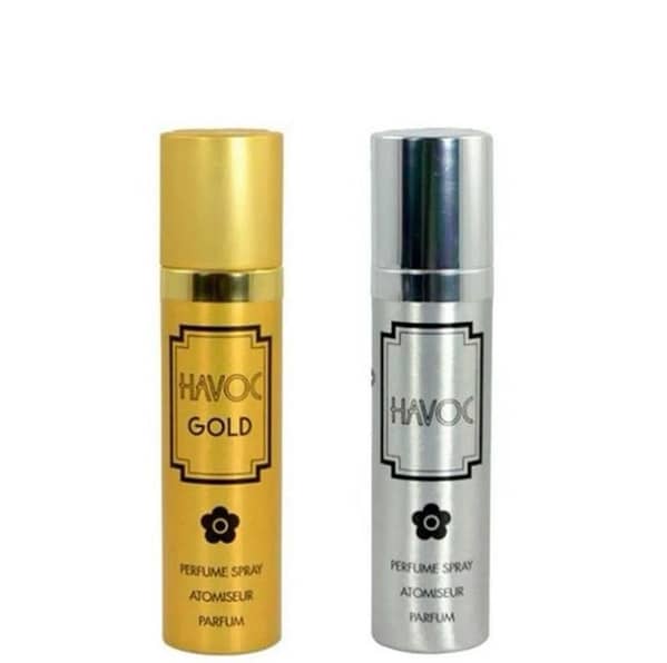 Havoc Gold & Silver Perfume Spray Long Lasting Luxury Fragrance 75ml