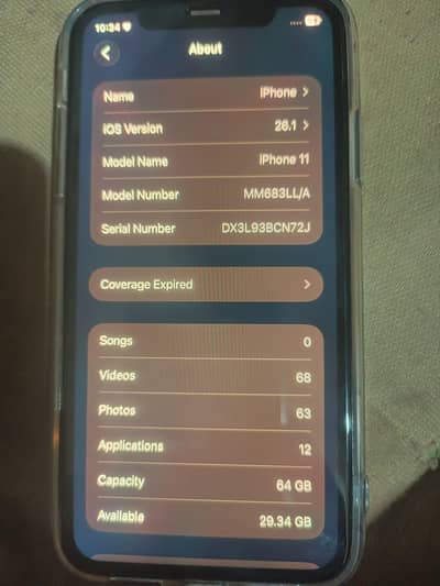 iPhone11- 64GB- Black-10/10Condition (With Box)