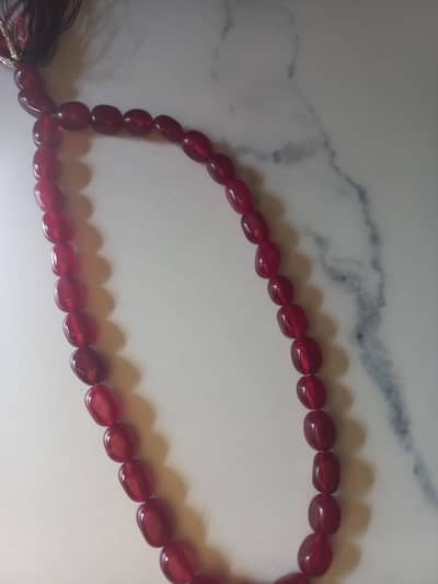 Ruby Tasbeeh (Yaqoot) 100% Original | 33 Beads | 10mm |