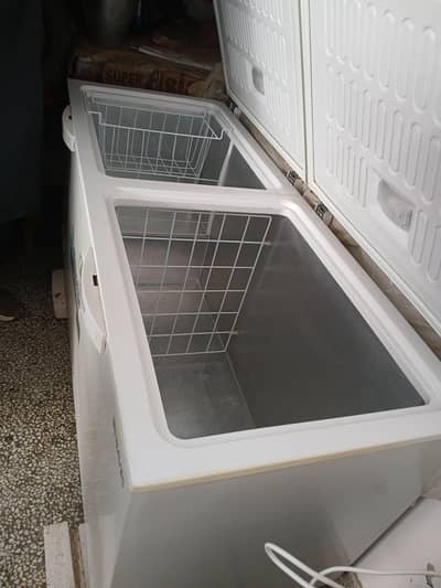 inverter waves double door freezer