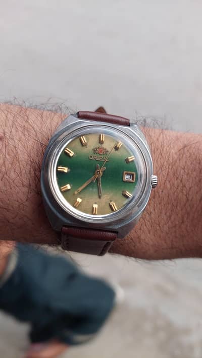 Orient hand winding watch