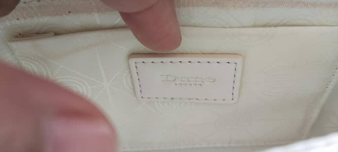 Dune London Clutch White
