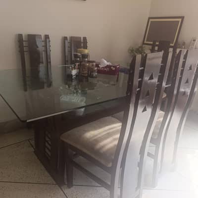 Dining table with chairs