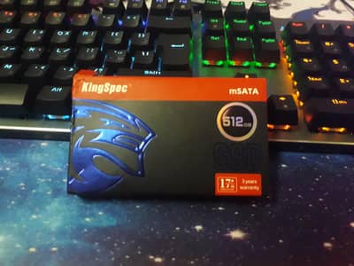 Kingspec M Sata SSD 512 GB brand new 100% Health