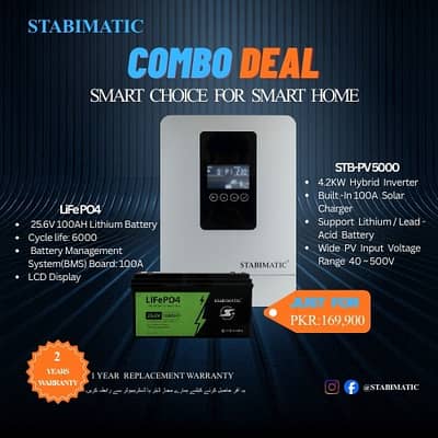 4.2 kw stabimatic inverter with one year replacement warranty