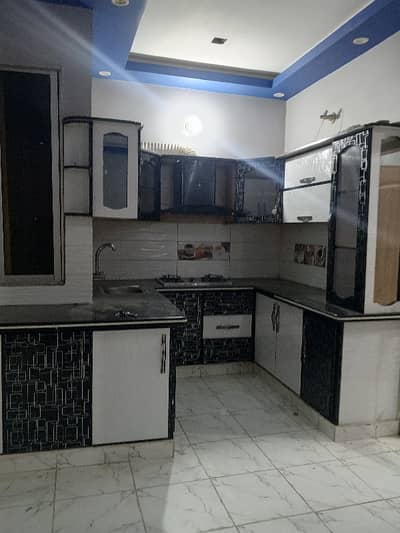 three bed dd 2nd floor portion for rent in johar