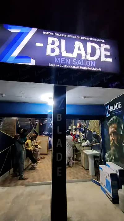 Men Hair Salon Setup For Sale - Karachi