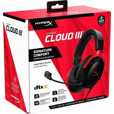 HyperX Cloud 3  Wired Gaming Headphones