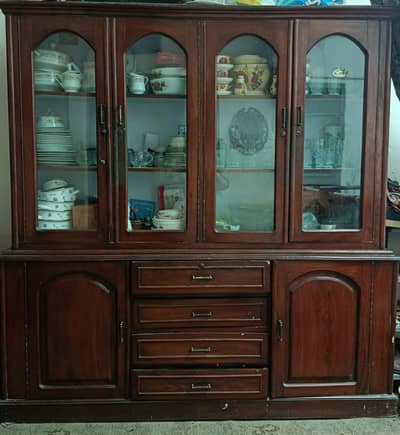 wooden showcase for Sale